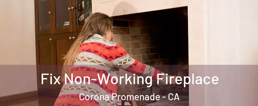 Fix Non-Working Fireplace Corona Promenade - CA