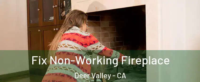 Fix Non-Working Fireplace Deer Valley - CA