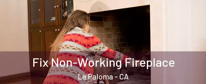 Fix Non-Working Fireplace La Paloma - CA