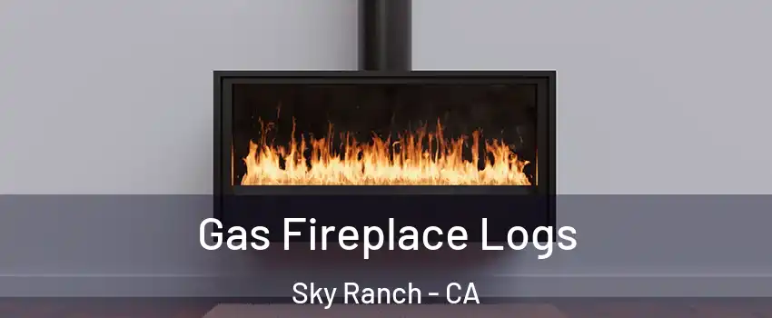 Gas Fireplace Logs Sky Ranch - CA