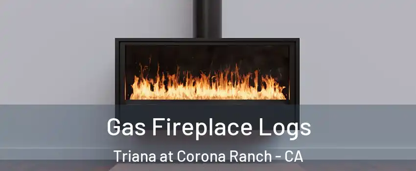 Gas Fireplace Logs Triana at Corona Ranch - CA