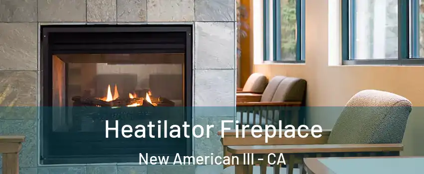 Heatilator Fireplace New American III - CA