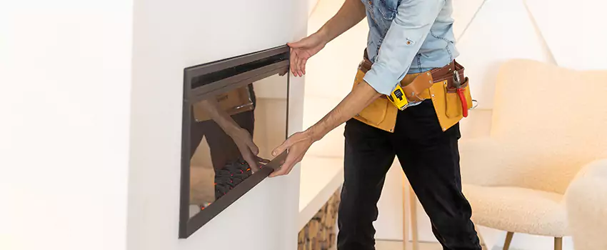 Metal Fireplace Installation in Sky Ranch, California
