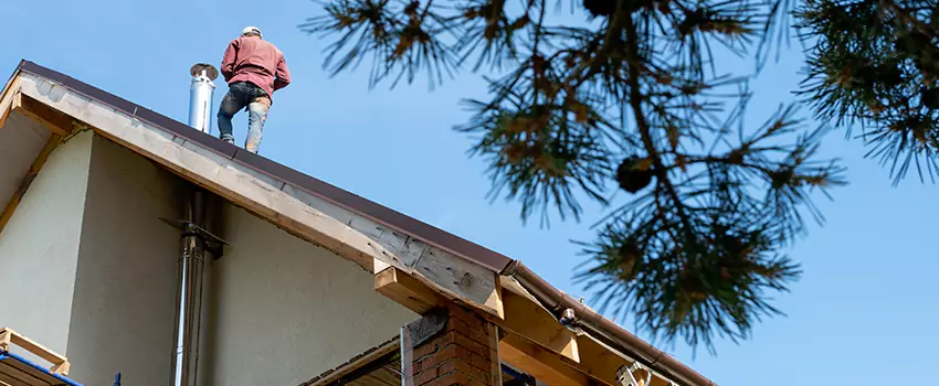 Prefab Chimney Flue Installation in Village Grove Four Plex, CA