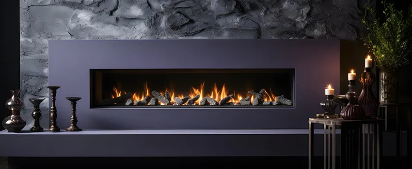 Ember Bed for Ventless Gas Fireplace in Magnolia Glen, CA