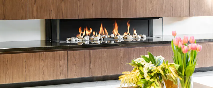 Double-height Fireplace Design Refurbishment in Cliffhaven, California