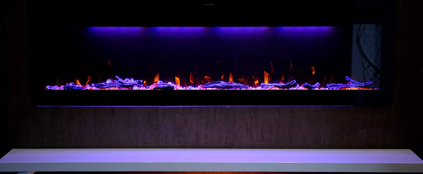 Dynamic Flame Color Fireplace Installation in Cresta Verde III, CA