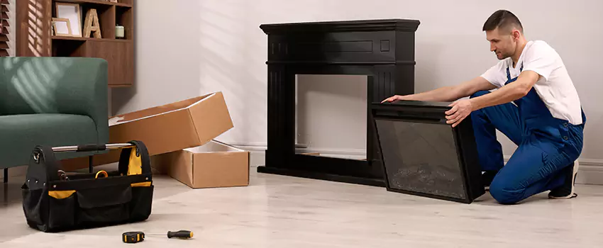 Old Rusted Metal Fireplace Repair And Replacement in Eagle Glen Master, CA