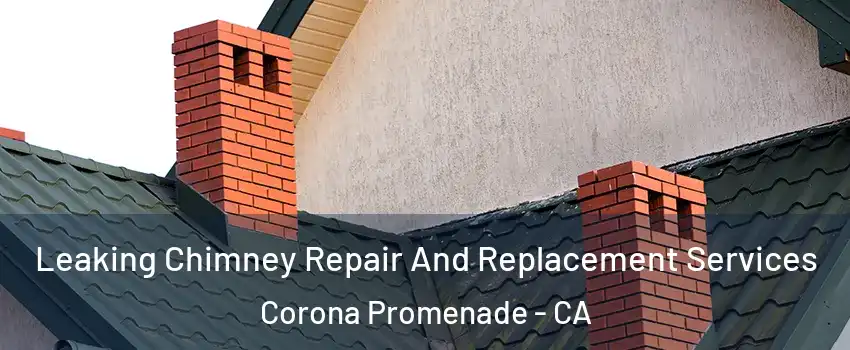 Leaking Chimney Repair And Replacement Services Corona Promenade - CA