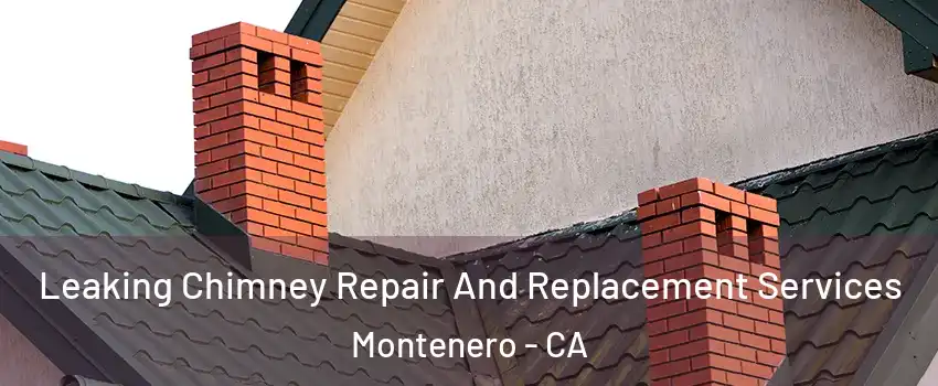 Leaking Chimney Repair And Replacement Services Montenero - CA