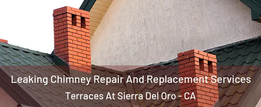Leaking Chimney Repair And Replacement Services Terraces At Sierra Del Oro - CA