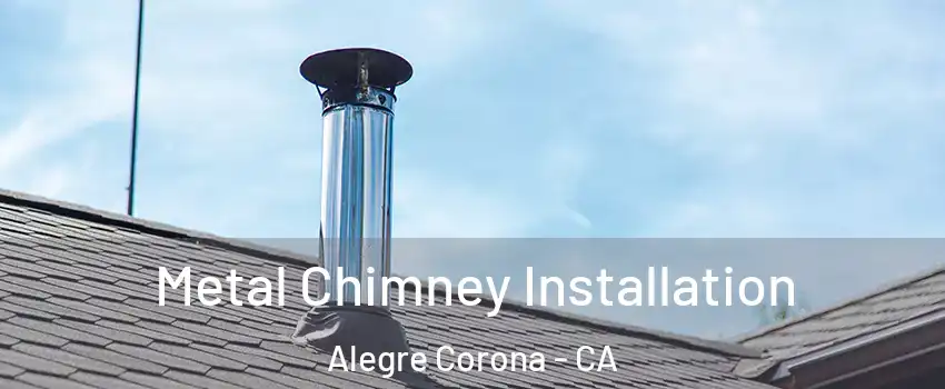 Metal Chimney Installation Alegre Corona - CA