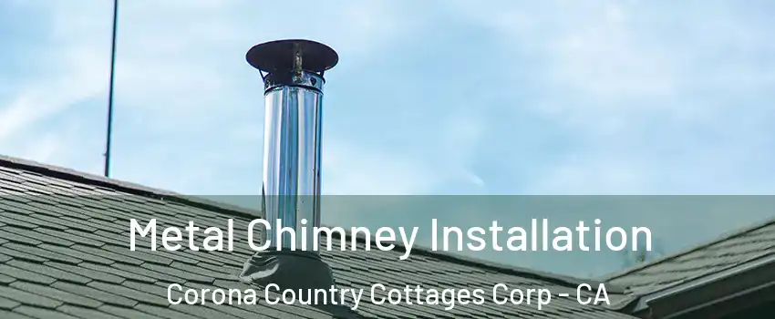 Metal Chimney Installation Corona Country Cottages Corp - CA