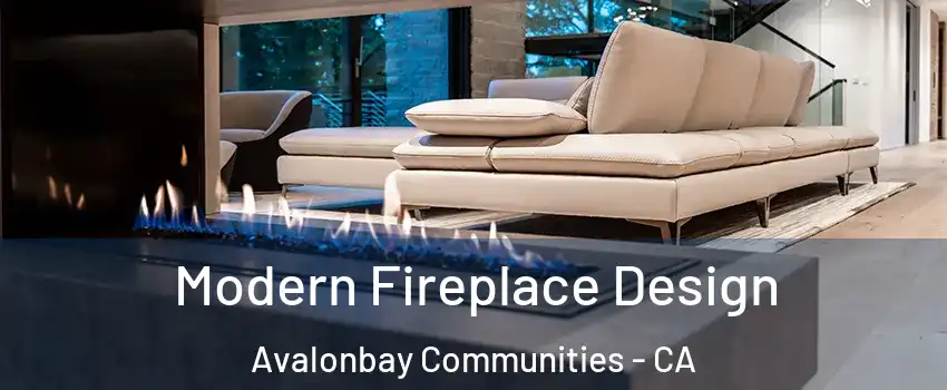 Modern Fireplace Design Avalonbay Communities - CA