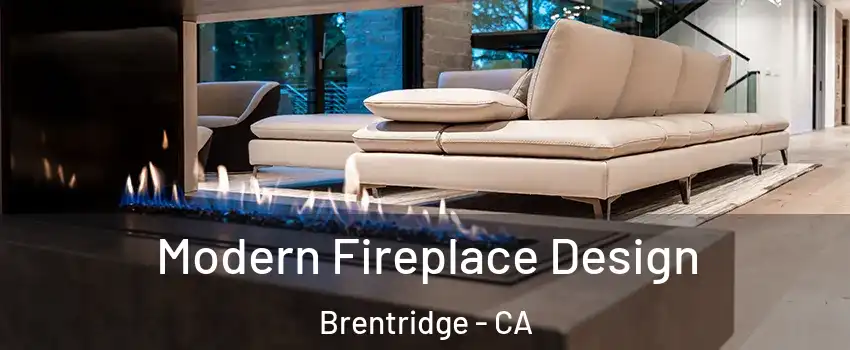 Modern Fireplace Design Brentridge - CA
