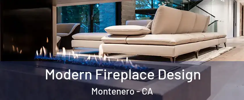 Modern Fireplace Design Montenero - CA