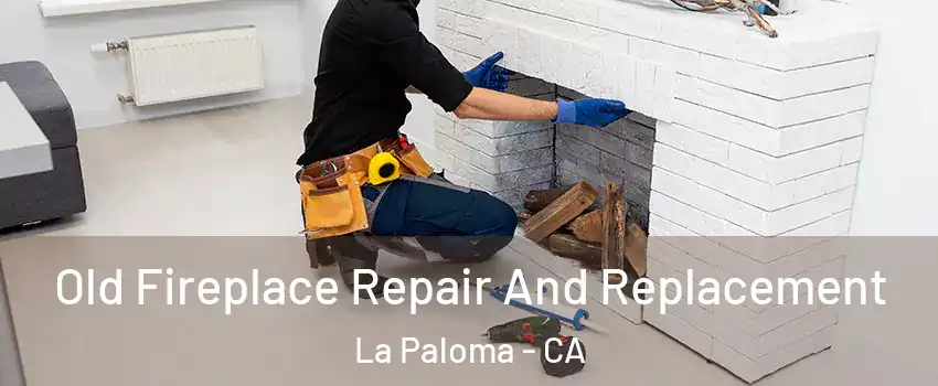 Old Fireplace Repair And Replacement La Paloma - CA