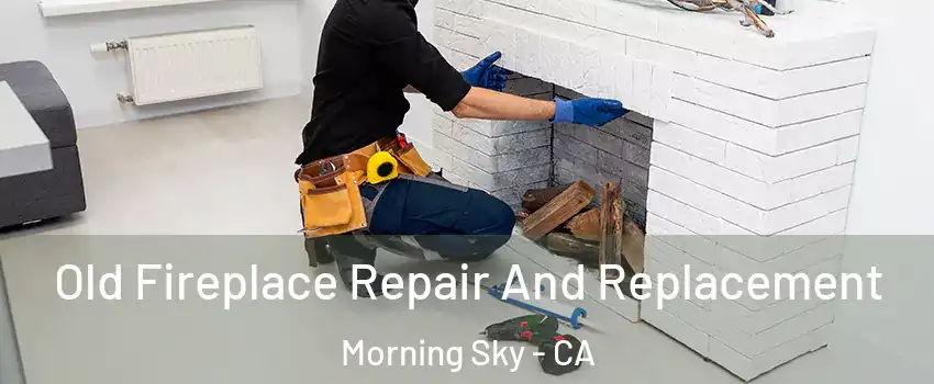 Old Fireplace Repair And Replacement Morning Sky - CA