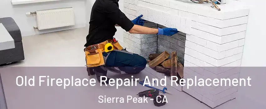 Old Fireplace Repair And Replacement Sierra Peak - CA