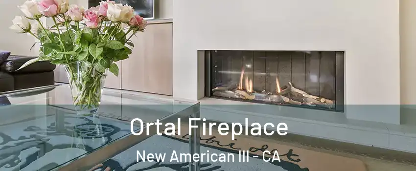 Ortal Fireplace New American III - CA