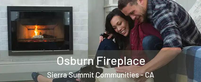 Osburn Fireplace Sierra Summit Communities - CA