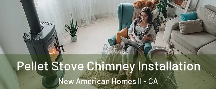 Pellet Stove Chimney Installation New American Homes II - CA