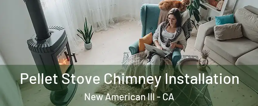 Pellet Stove Chimney Installation New American III - CA