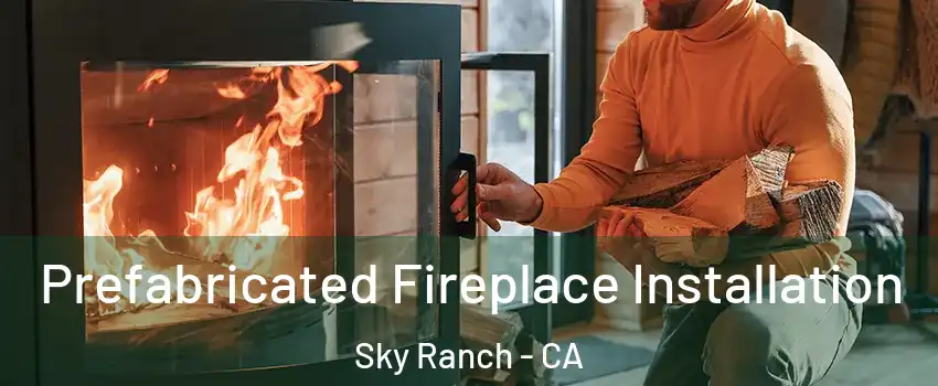 Prefabricated Fireplace Installation Sky Ranch - CA