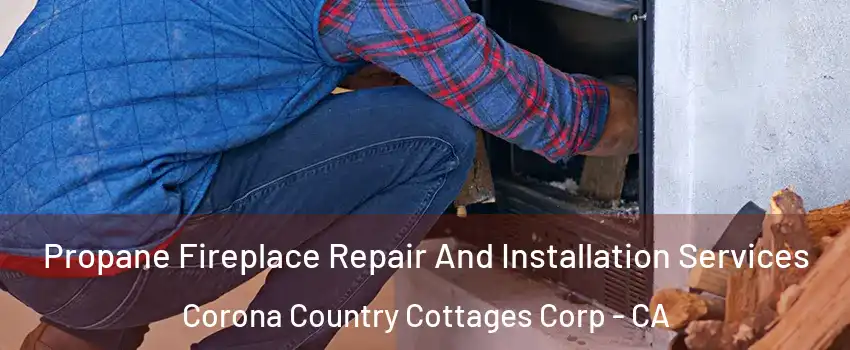 Propane Fireplace Repair And Installation Services Corona Country Cottages Corp - CA