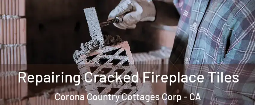Repairing Cracked Fireplace Tiles Corona Country Cottages Corp - CA