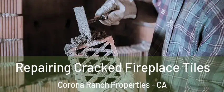 Repairing Cracked Fireplace Tiles Corona Ranch Properties - CA
