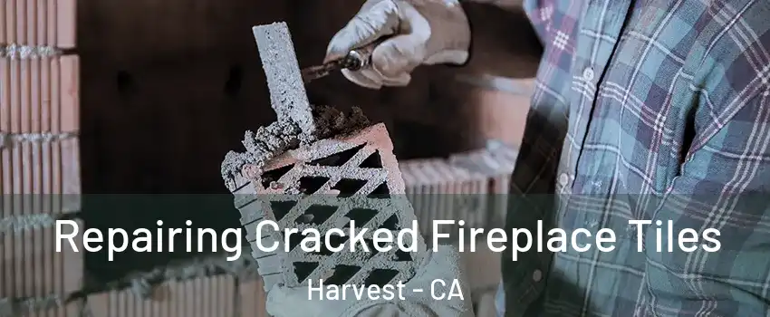 Repairing Cracked Fireplace Tiles Harvest - CA