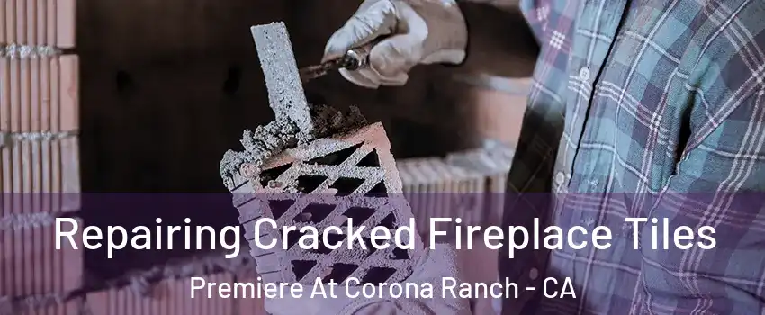 Repairing Cracked Fireplace Tiles Premiere At Corona Ranch - CA
