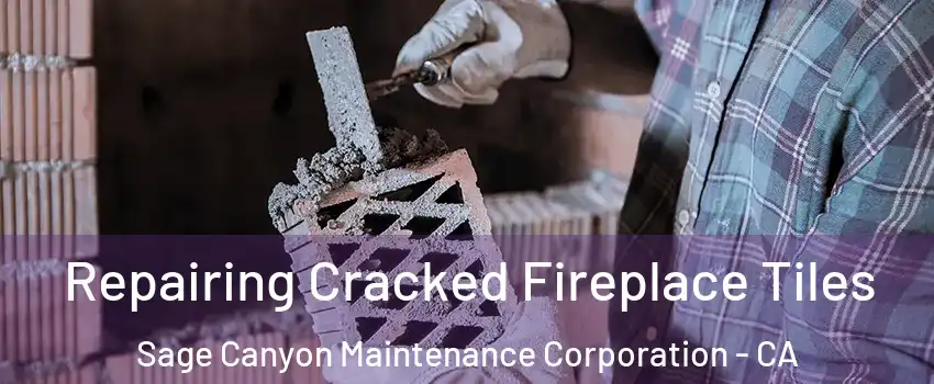 Repairing Cracked Fireplace Tiles Sage Canyon Maintenance Corporation - CA