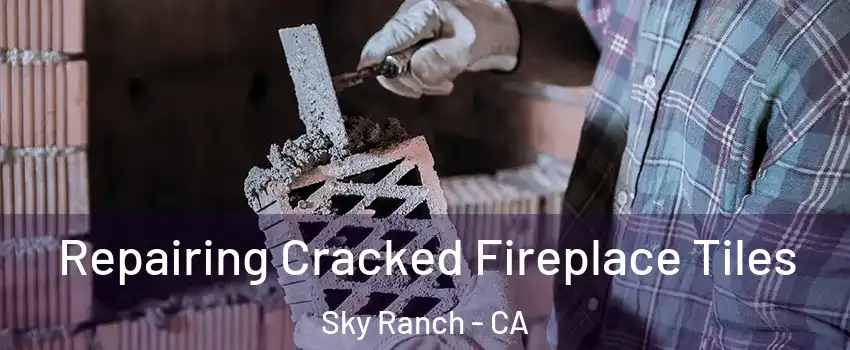 Repairing Cracked Fireplace Tiles Sky Ranch - CA