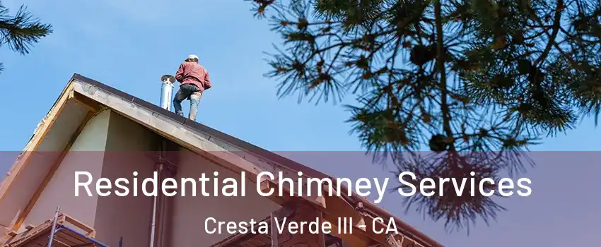 Residential Chimney Services Cresta Verde III - CA