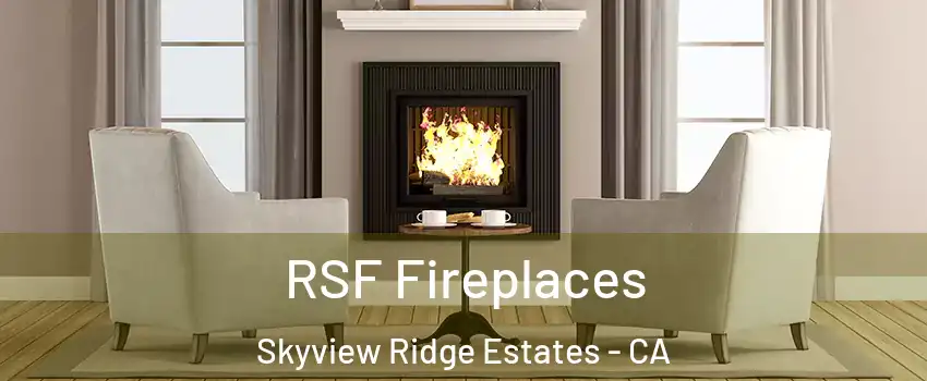 RSF Fireplaces Skyview Ridge Estates - CA
