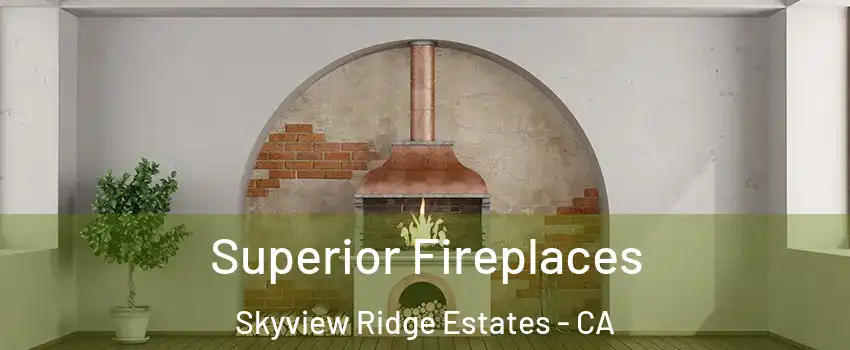 Superior Fireplaces Skyview Ridge Estates - CA