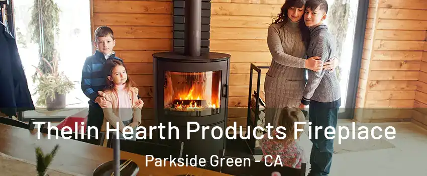 Thelin Hearth Products Fireplace Parkside Green - CA