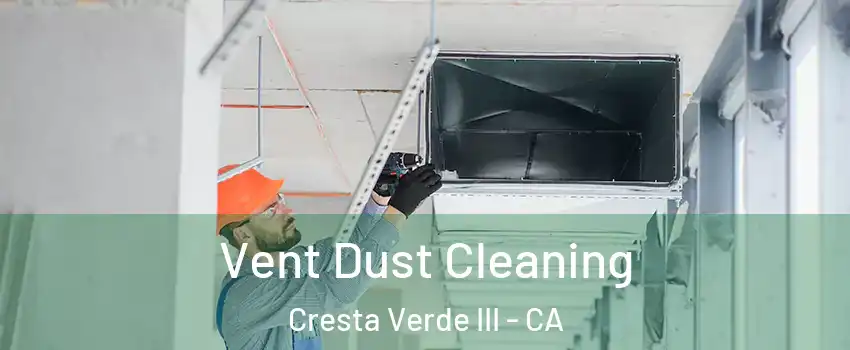 Vent Dust Cleaning Cresta Verde III - CA