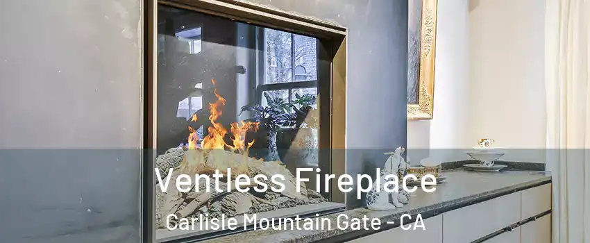 Ventless Fireplace Carlisle Mountain Gate - CA