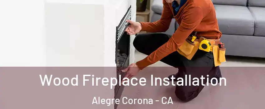 Wood Fireplace Installation Alegre Corona - CA